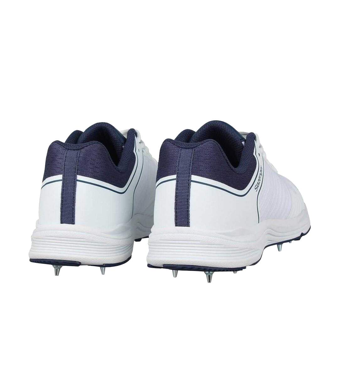 Mens Cricket Spikes White Navy Slazenger-2