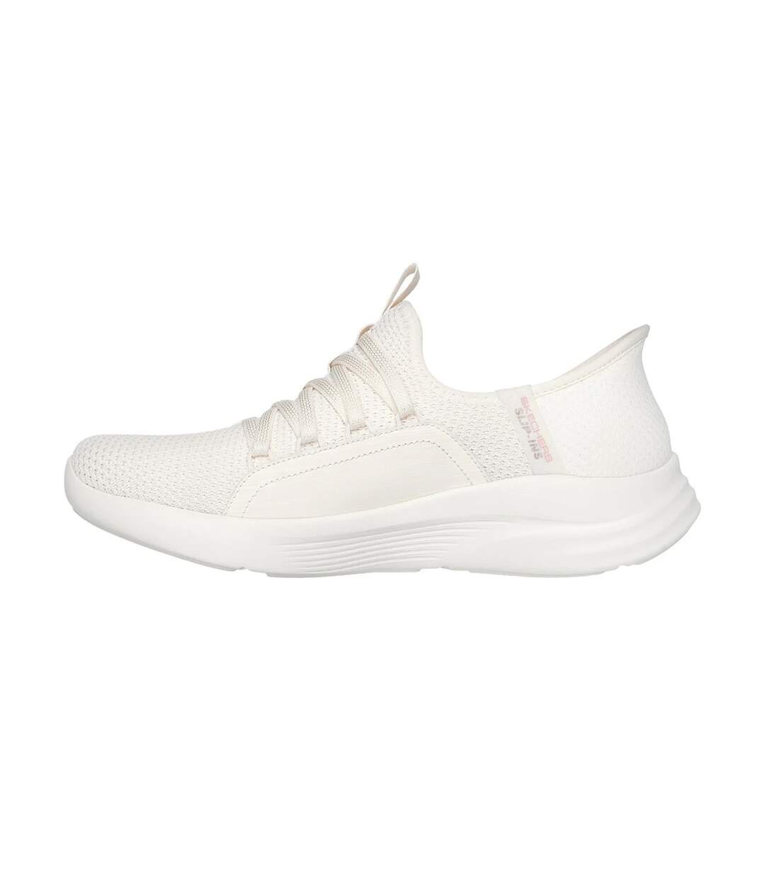 Womens/ladies Sport Ballet Chic Relaxed Fit Trainers Off White Skechers-2