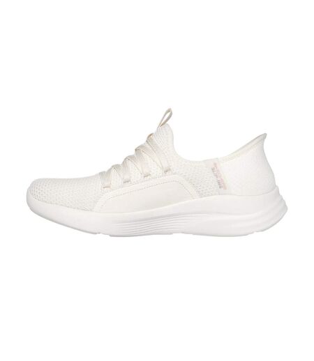 Womens/ladies Sport Ballet Chic Relaxed Fit Trainers Off White Skechers