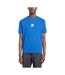 Mens Cube Logo T-shirt Blue Unlike Humans-1