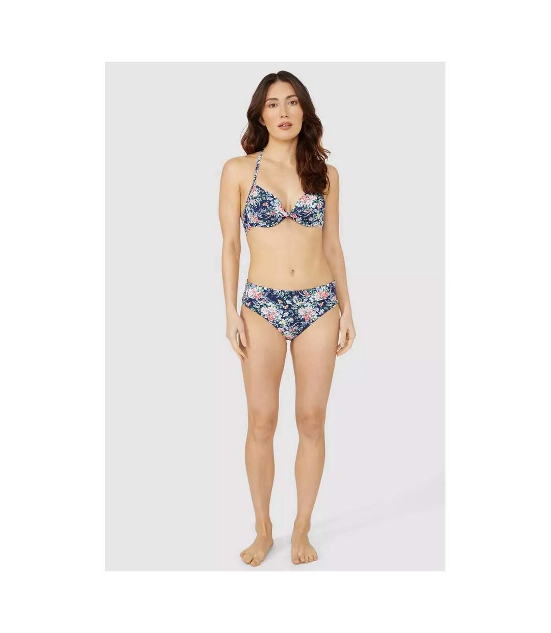 Haut de maillot de bain femme bleu marine Debenhams-4