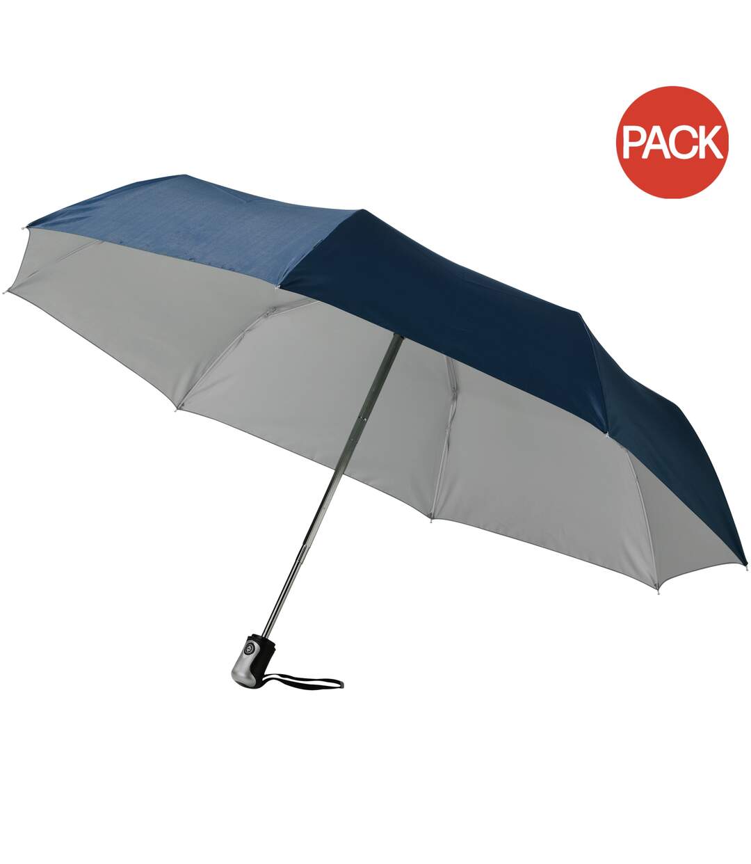 Parapluie alex taille unique bleu marine/argent Bullet-1