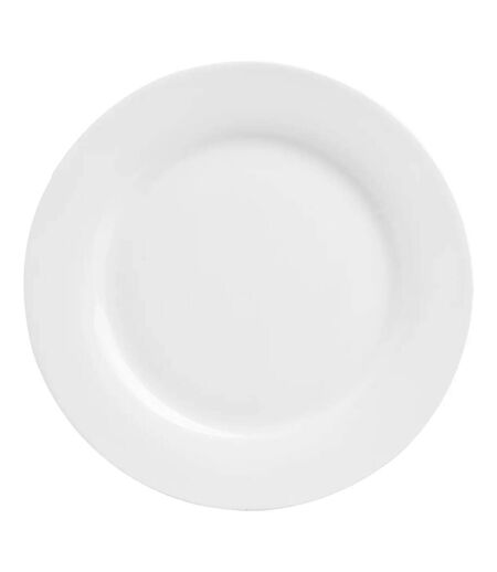 Lot de 6 Assiettes à Dessert Ronde 20cm Blanc