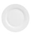 Lot de 6 Assiettes à Dessert Ronde 20cm Blanc-1