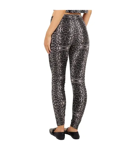 Legging Motif/style Imprimé Serpent Femme Gris Brave Soul