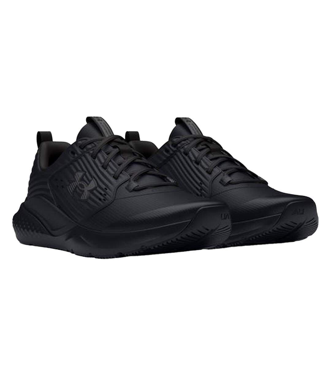 Unisex Adult Charged Commit Tr4 Trainers Black Black Under Armour-1