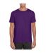 Mens Soft Style Ringspun T Shirt Purple Gildan-1
