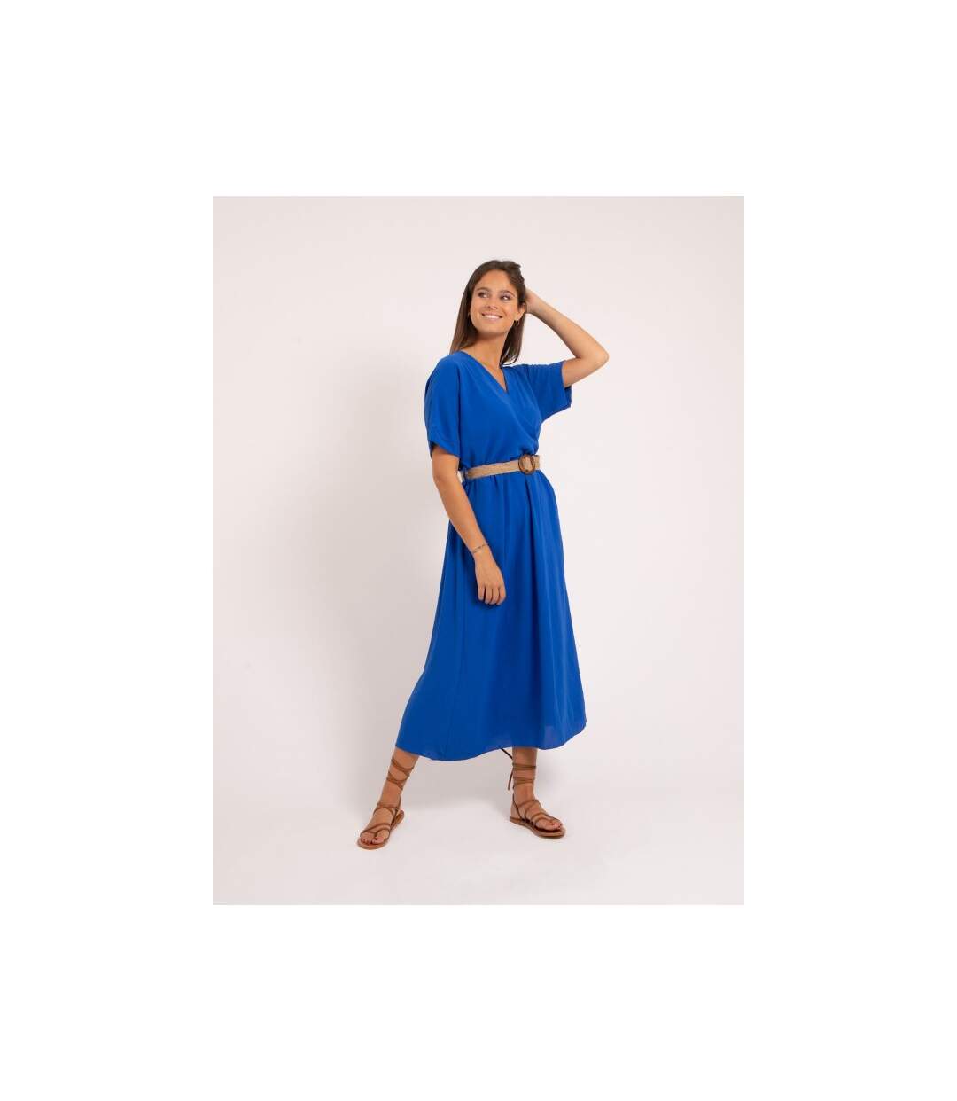 Robe longue et ceinture ICALEST - Dona X Lisa-4