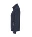 Womens/ladies French Terry Full Zip Jacket Navy Cottover-3