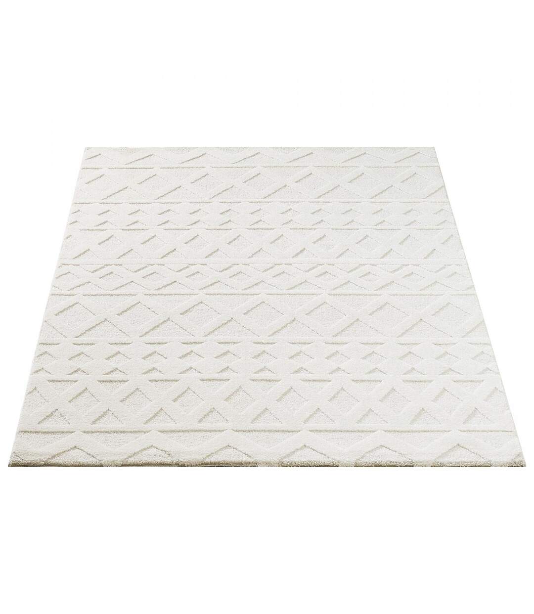 Tapis salon et chambre tissé motif simple CERLOS-5