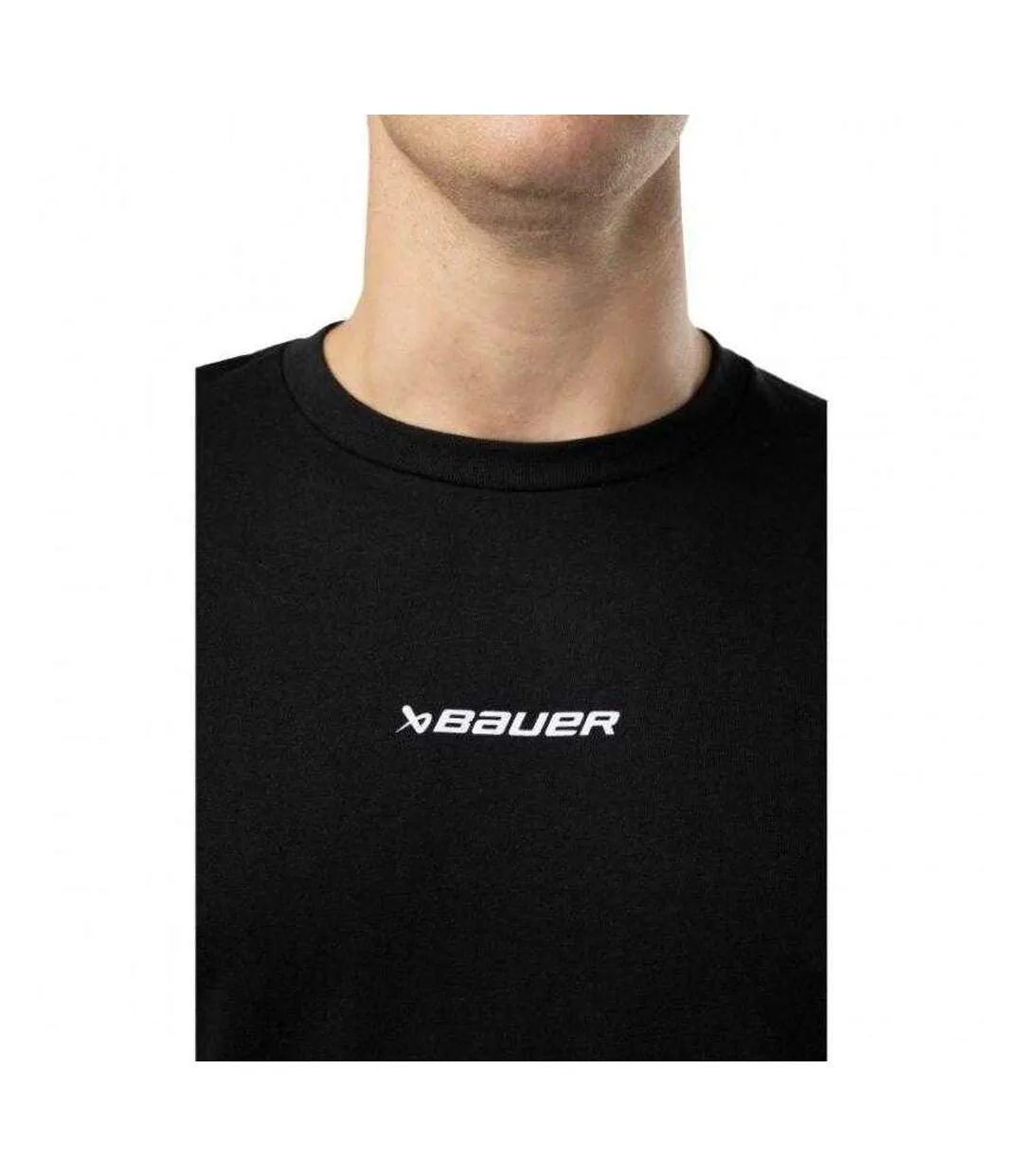 Mens Core Cotton Blend T-shirt Black Bauer-3