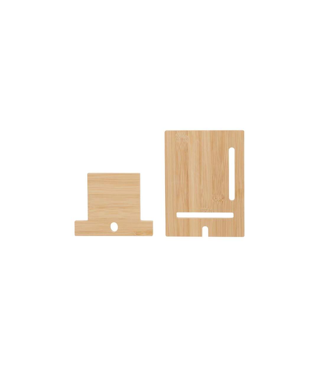 Support Smartphone & Tablette Bambou 20cm Marron-2