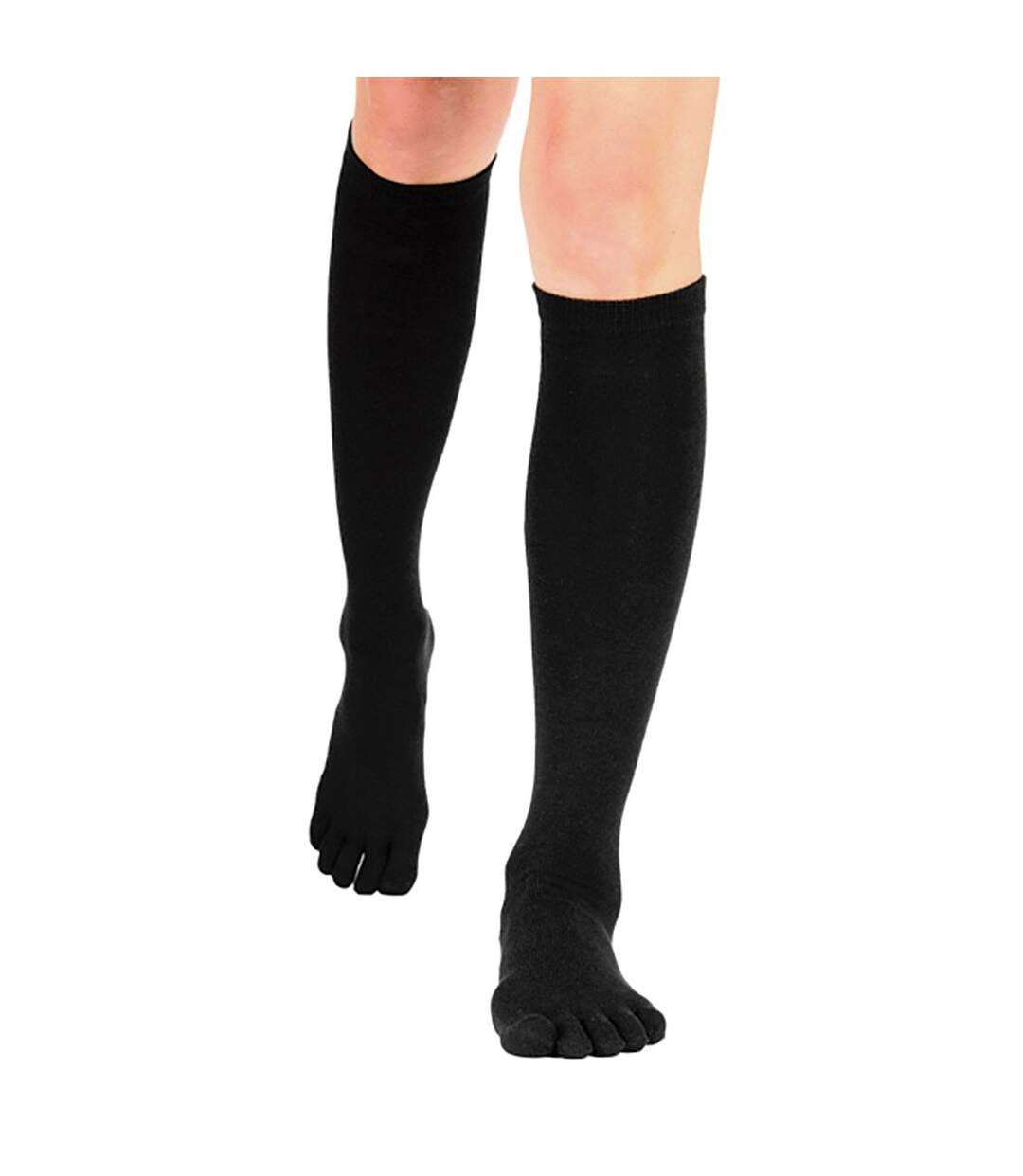 Chaussettes unisexes à orteils hautes évacuant l'humidité-3