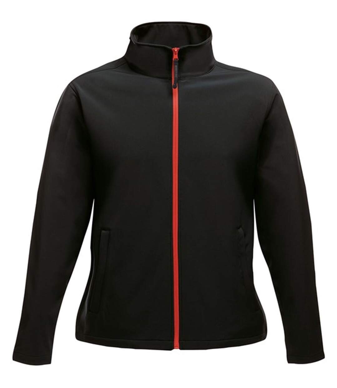 Veste softshell femme - TRA629 - noir et rouge