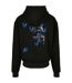 Mens Le Papillon Heavyweight Zipped Oversized Hoodie Noir Mister Tee-2