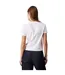 T-shirt Court Motif/style Logo Femme Blanc Vif Calvin Klein-3
