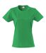 Clique Womens/Ladies Plain T-Shirt (Apple Green)