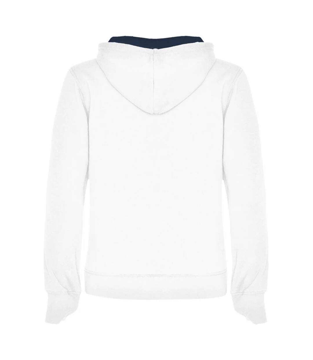 Sweat Urban Femme Blanc Bleu Marine Roly-2