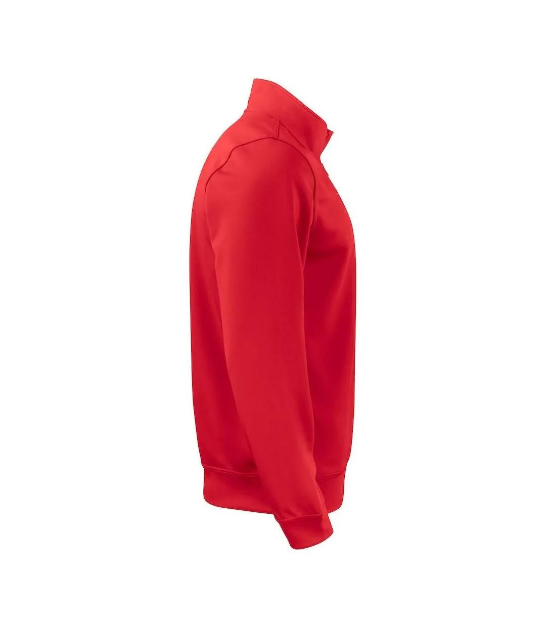 Unisex Adult Basic Active Quarter Zip Sweatshirt Red Clique-4