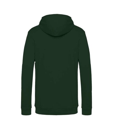 Sweat À Capuche Motif/style Uni Homme Vert Forêt B&C