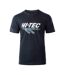 T-shirt Motif/style Rétro Homme Bleu Marine Foncé Hi-Tec-1
