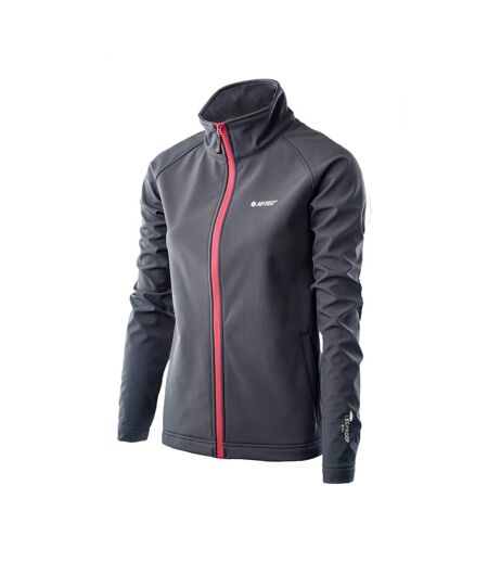 Veste softshell lucari femme gris clair / rose vif Hi-Tec Hi-Tec