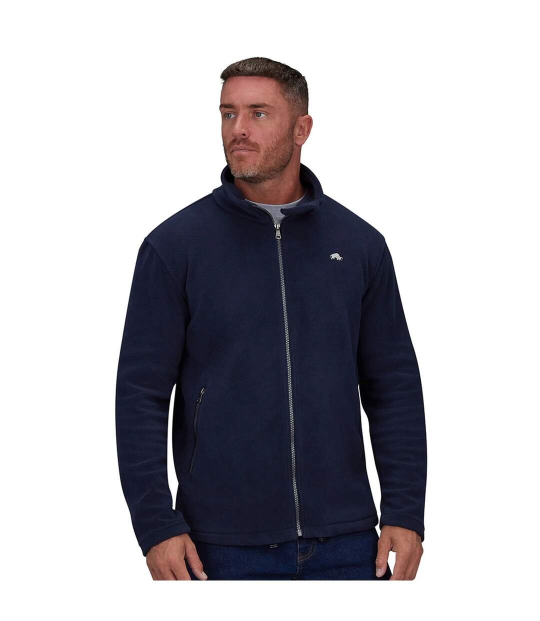 Veste polaire homme bleu marine Raging Bull-4