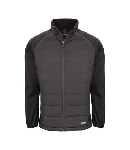 Mens Oak Harbor Padded Jacket Black Cutter & Buck