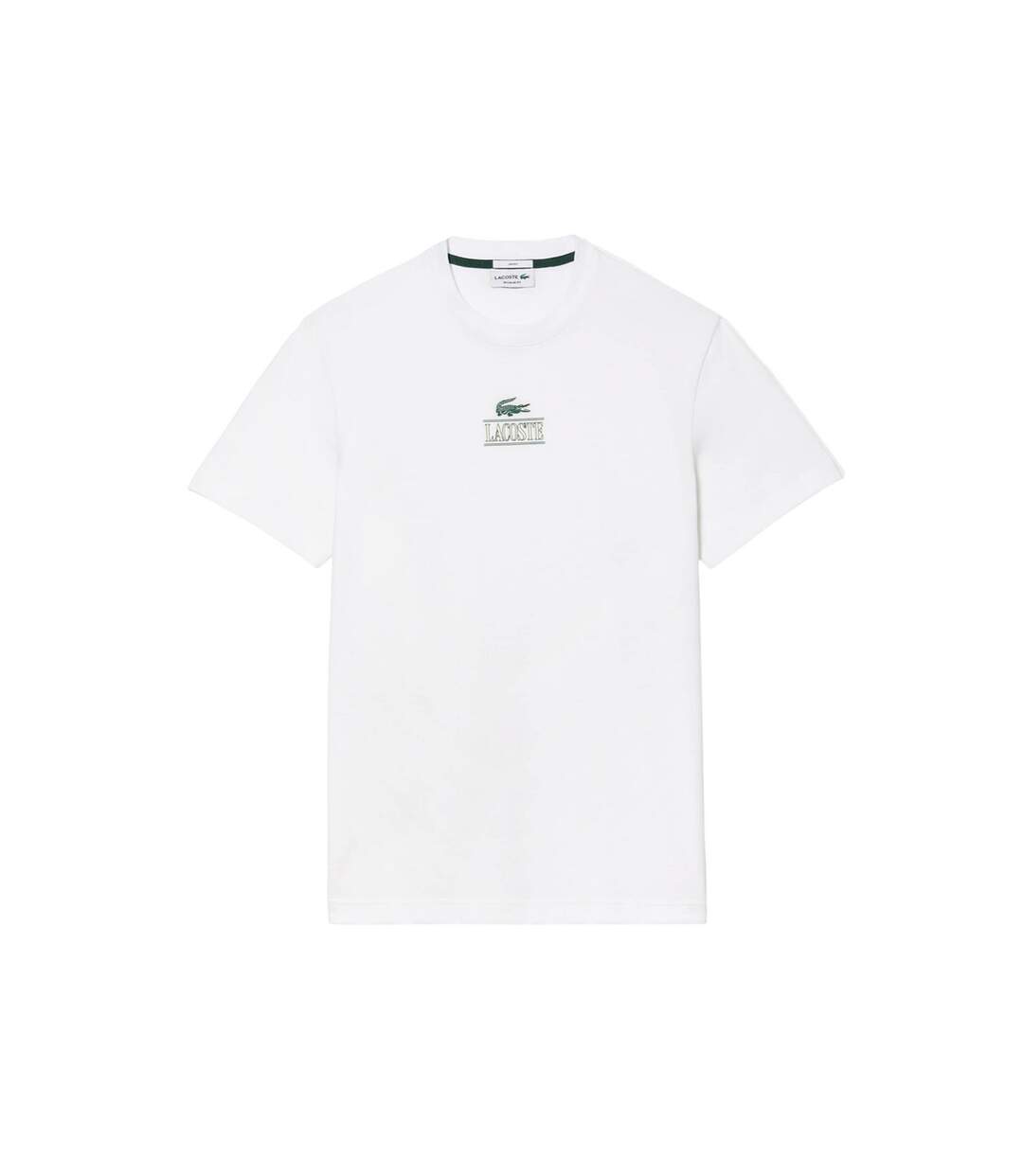 T-shirt Homme Blanc Lacoste-2