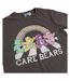 T-shirt Abbey Road Adulte Charbon Care Bears-3