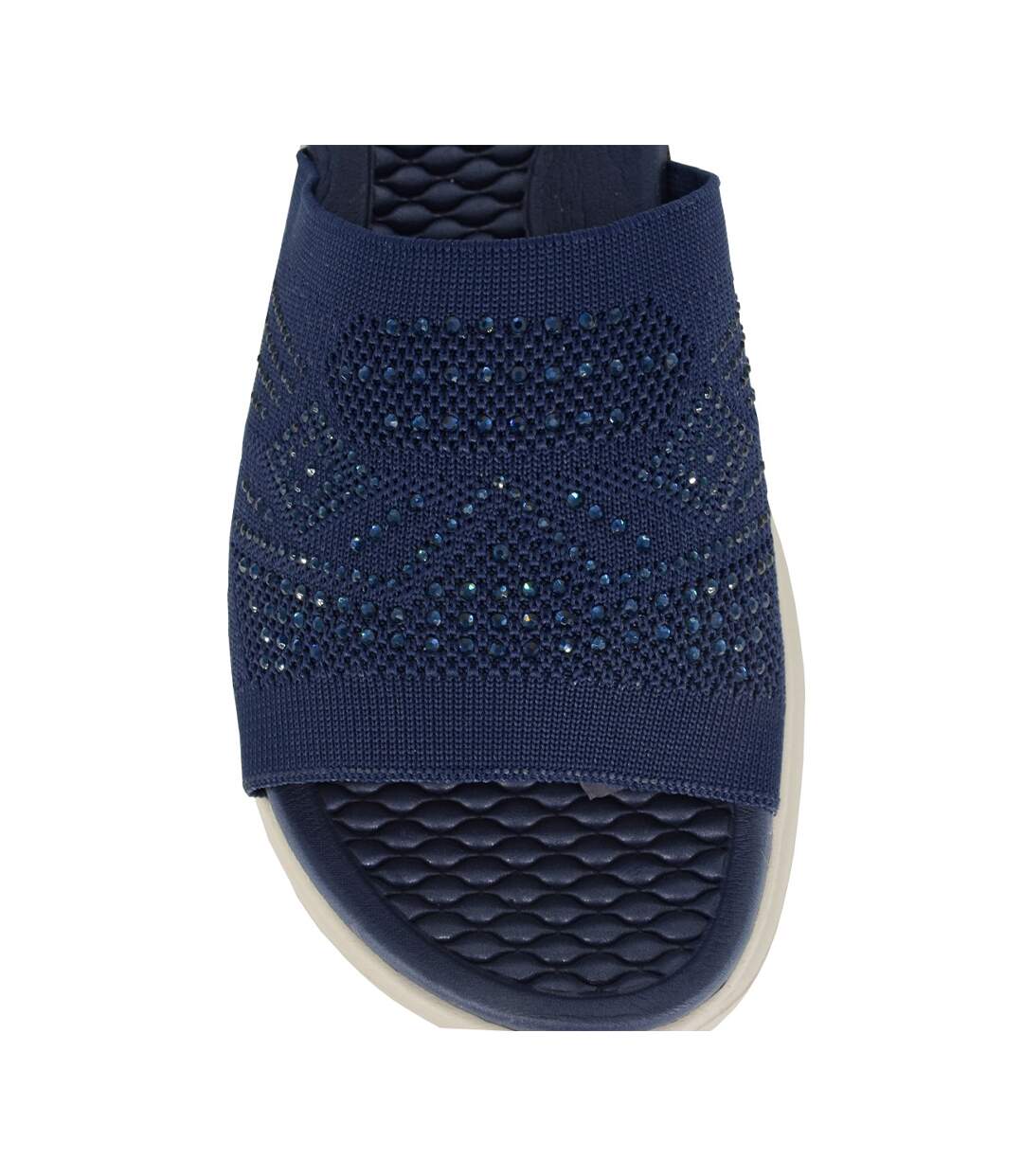 Claquettes Motif/style Strass Eliana Femme Bleu Marine Foncé Cipriata-3