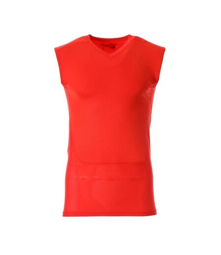 Débardeur rouge homme nike pro