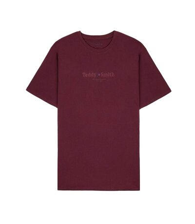 T-shirt Bordeaux Homme Teddy Smith 11017024D - 3XL