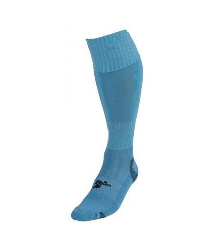 Chaussettes de football pro adulte bleu ciel Precision