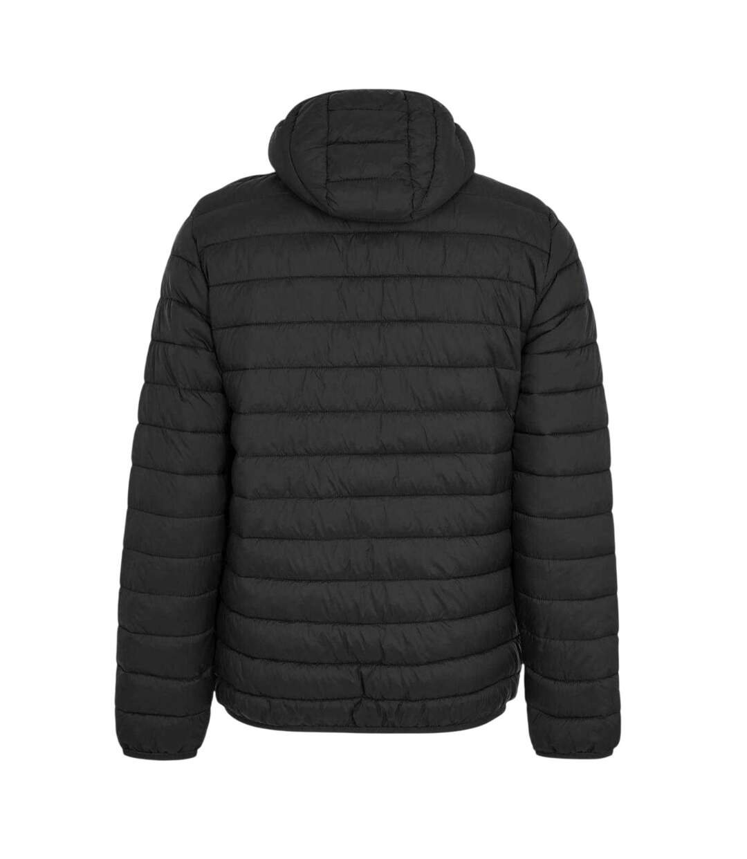 Mens Logo Puffer Jacket Black Aquascutum-3
