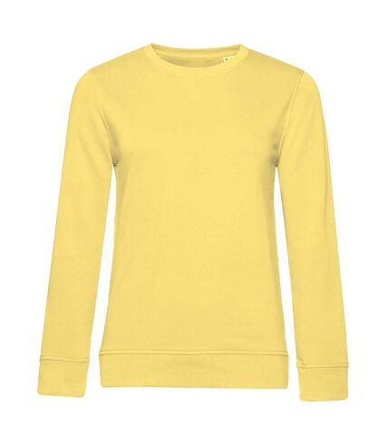 B&C Womens/Ladies Organic Sweatshirt (Blazing Yellow)