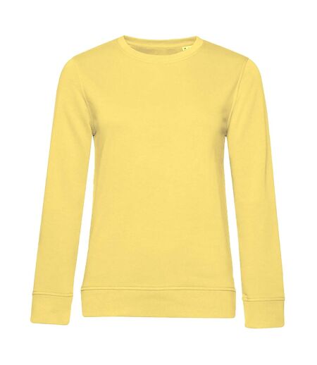 B&C Womens/Ladies Organic Sweatshirt (Blazing Yellow) - UTBC4721