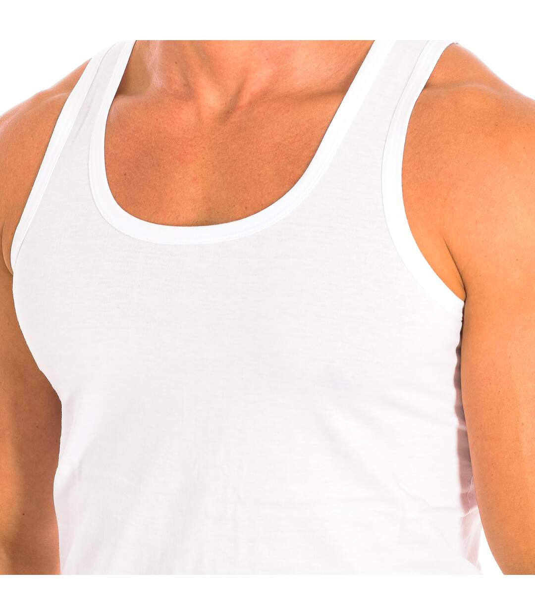 Men's round neck tank top 1001-2