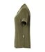 Womens/ladies Green-generation Short-sleeved Chef Jacket Moss Green Karlowsky-3