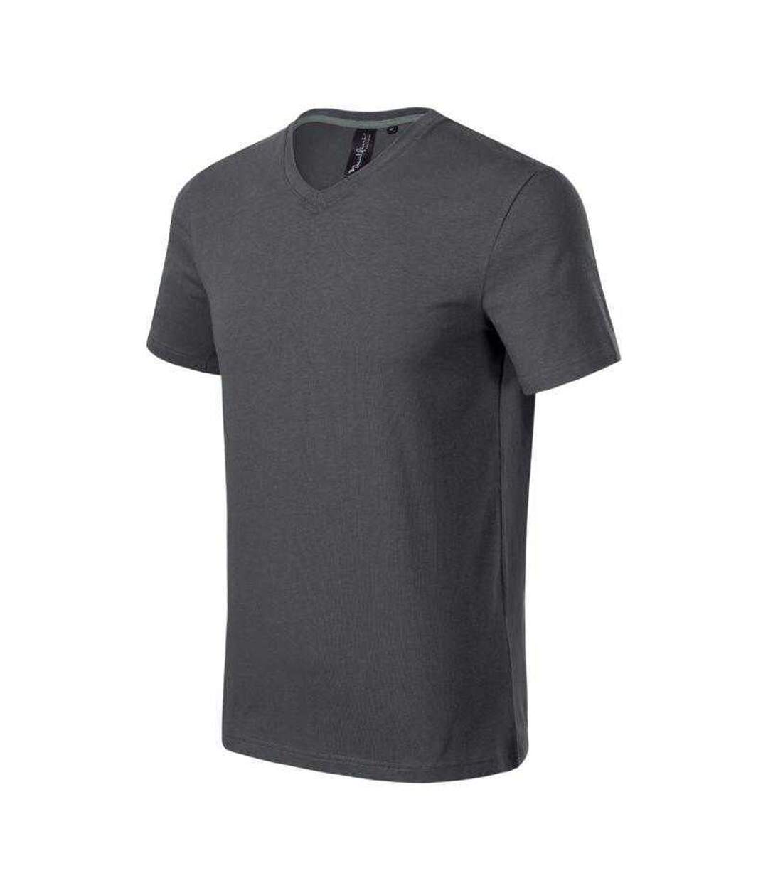 T-shirt Homme Gris Malfini-3