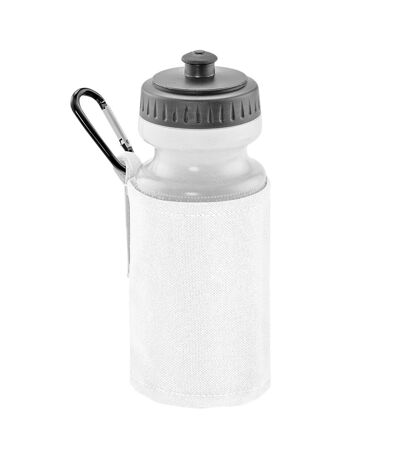 Quadra Water Bottle and Holder (White) (One Size) - UTRW7944