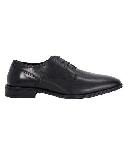 Mens Leather Formal Shoes Black Dune London