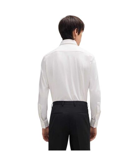 Chemise Habillée Manches Longues Homme Blanc Hugo