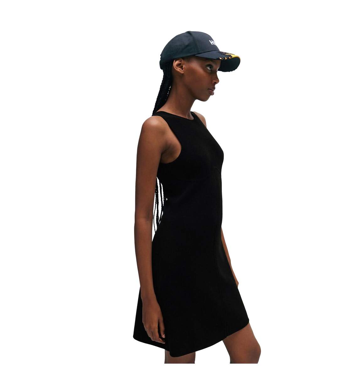 Robe sans manches sriangla femme noir Hugo-3