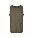 Mens Basic Tank Top Olive Build Your Brand-1