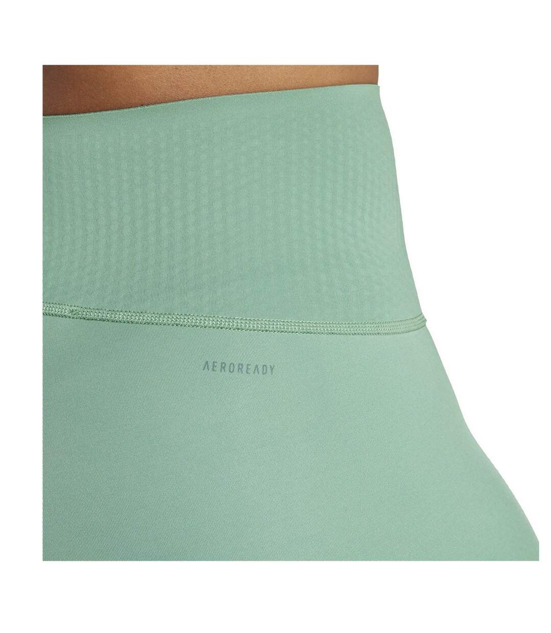 Legging 7/8 Femme Vert Adidas-4