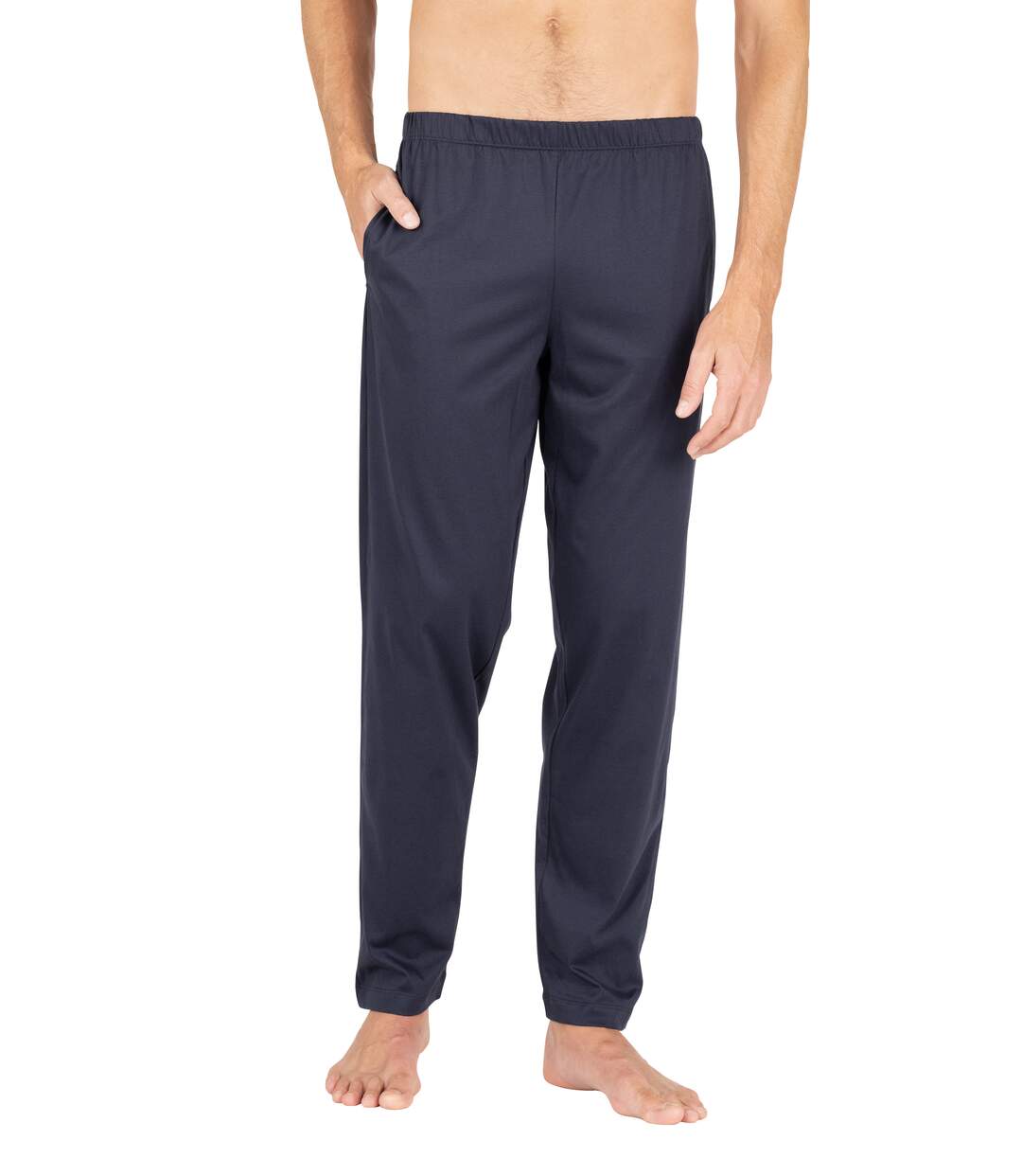 Pyjama long ouvert homme Mercerisé Eminence-3