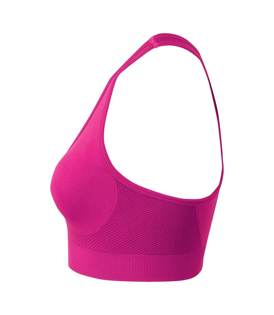 Brassière de sport femme fuchsia TriDri