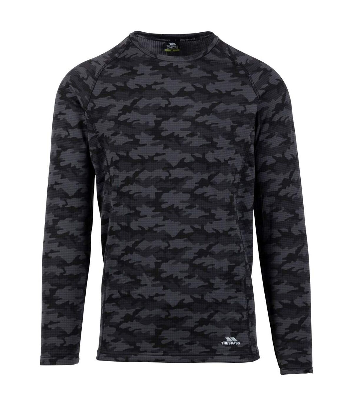 Trespass Mens Arno Base Layer Top (Dark Grey)