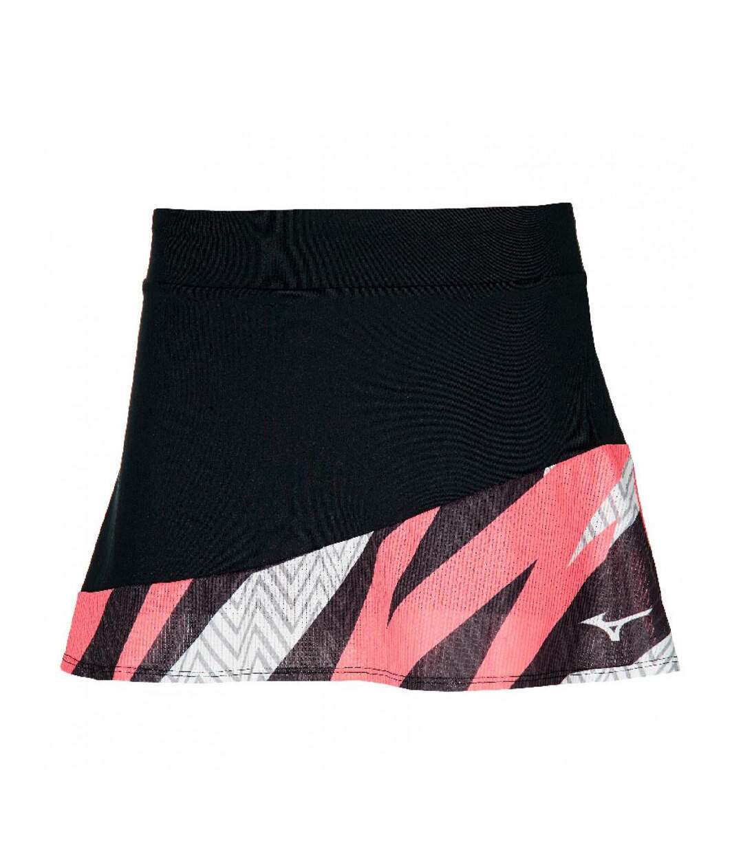 Jupe de Tennis Noire/Rose Femme Mizuno Flying Skirt - S-1